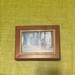 Jewelry box with picture frame